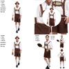 Trendy Men Oktoberfest Clothing Cosplay Outfit Complete With Hat And Suspenders Set
