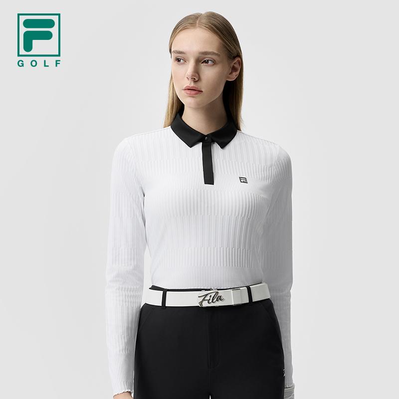 New FILA Long Sleeved Polo Shirt Unisex A11W515206F