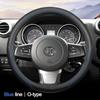 High Leather Braid On Car Steering Wheel Cover Wrap For BAIC BJ20 BJ30 BJ40 BJ60 BJ80 BJ90 F40 37-38CM Steering-Wheel Protector