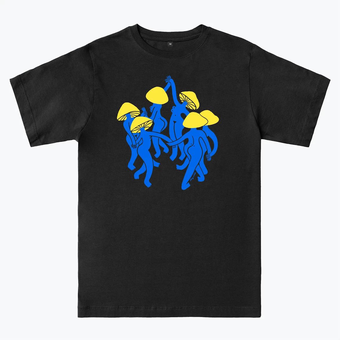 Mushroom Dance Independent original design T-shirt M