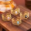 Stainless Steel Ring - Demon Eye Open Mouthed Ring for Index Finger - Exaggerated Ring