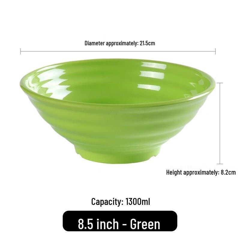 Tianyaxing 8.5-inch Starry Green Melamine Noodle Bowl