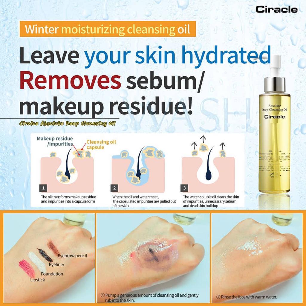 ciracle deep cleansing oil