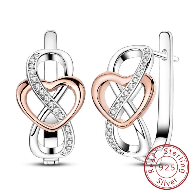 New 925 Silver Hoops Earrings Colorful Flower Butterfly Bee Drop Earring For Women Birthday Party Fashion Jewelry Gifts