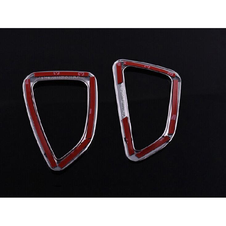 For Hyundai Tucson 2016-2018 Matte Silver Dash L&R AC Air Outlet Vent Trim 2PCS