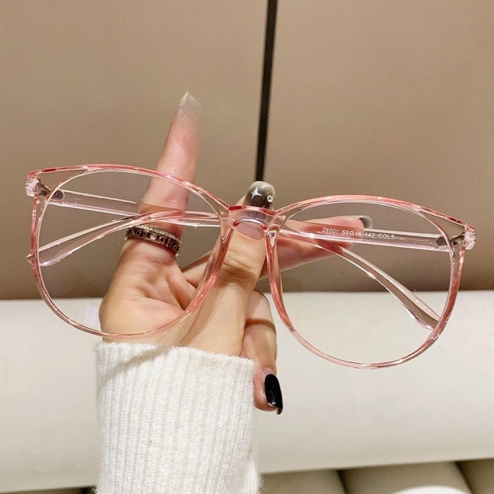 10PCS Fashion Oval Glasses Anti Radiation Retro Eyeglasses for Woman Men Anti Blue Light Eyewear