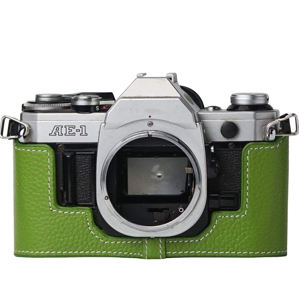 

Сумка для камеры для Canon AE-1 AE1 A1 A-1 Защитный чехол Сумка Чехол из натуральной кожи Воловья кожа Сумка-чехол AE1 Кожаный получехол для камеры For Canon AE 1