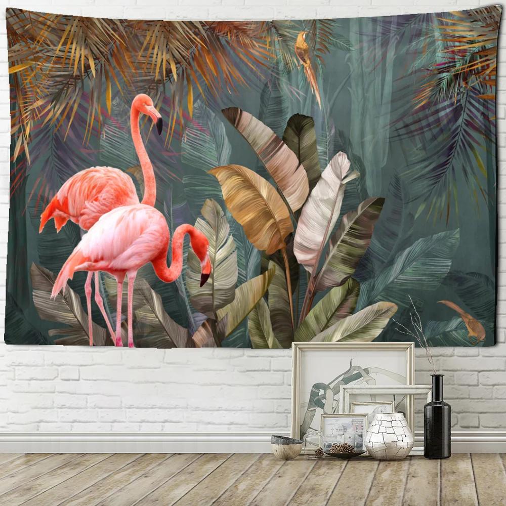 Living Room Bedroom Home Landscape Tapestry Wall Hanging Mountain Trees Tropical Rainforest Plant