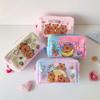 Plush Animal Pencil Case Large Capacity Pencil Pouches Zippered Closure Pen Organiser Bag For Office School Supplies
