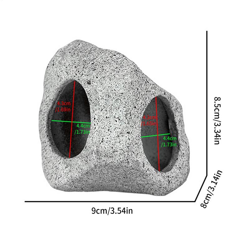 Cave For Aquarium Fish Tank Rock Decor Aquarium Shrimp Resting House For Decoration Hermit Crab Breeding Nest