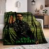 1pc The Matrix Flannel Throw Blanket - HD Printed Lightweight Soft Warm All-Season Blanket for Sofa, Bed, Travel, Camping 053