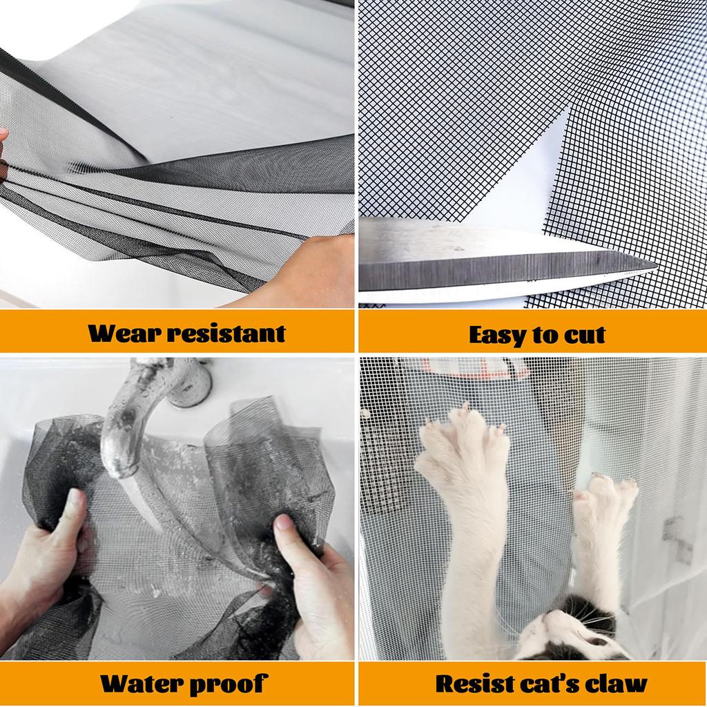 1 ROLL Fiberglass Window Screen Indoor Mosquito Net Protect Baby & Family From Insect And Bug Anti Mosquito Net