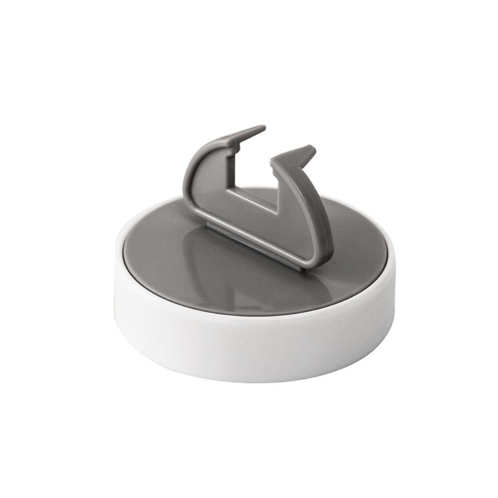 

Gray Power Plug Hook ABS Power Cord Storage Rack Multipurpose Shaving Razor Holder Bathroom сірий колір