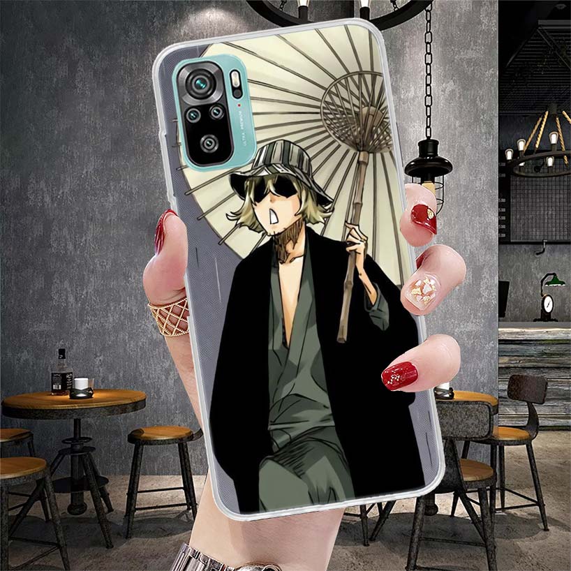 Bleach Kisuke Urahara Soft Phone Case For Xiaomi Redmi Note 15 14 14S 13 12 Pro Plus 12S 11 11S 11E 10 10S 11T 5G Fundas Coque R