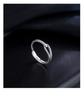 925 Sterling Silver Adjustable Women's Self-Discipline Ring – Minimalist Design for Pinky or Index Finger