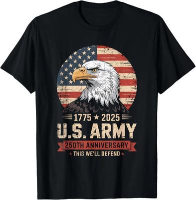 United States Army 1775-2025 250th Anniversary We Defend T-Shirt