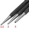 3-Piece Black Hole Punching Set with Drill Hole Spotter and Round Template (1.5/2/3)