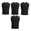 Men's Compression Shirt with Chest Protection for Sports Activities