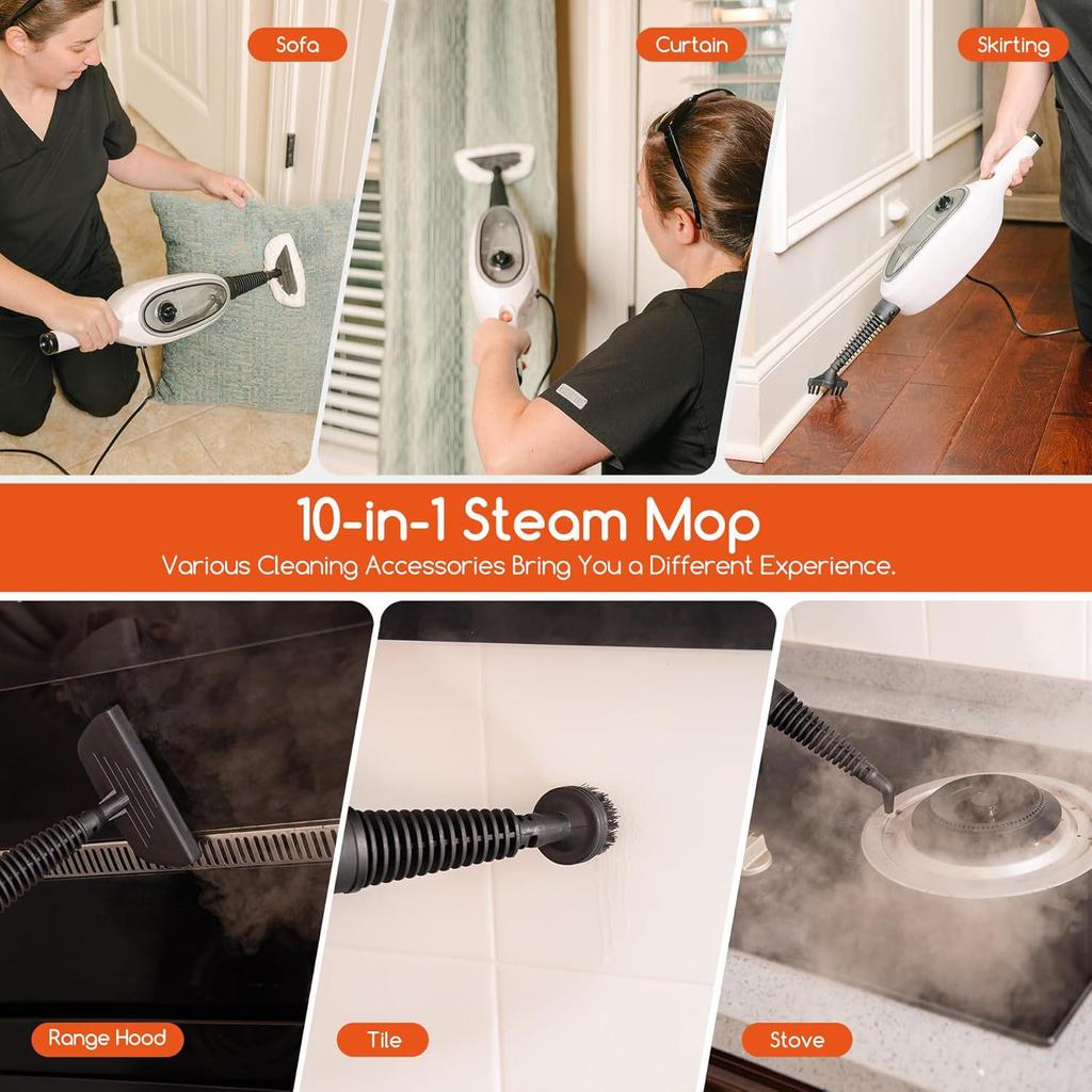 Handheld High-Temperature Multifunction Steam Mop
