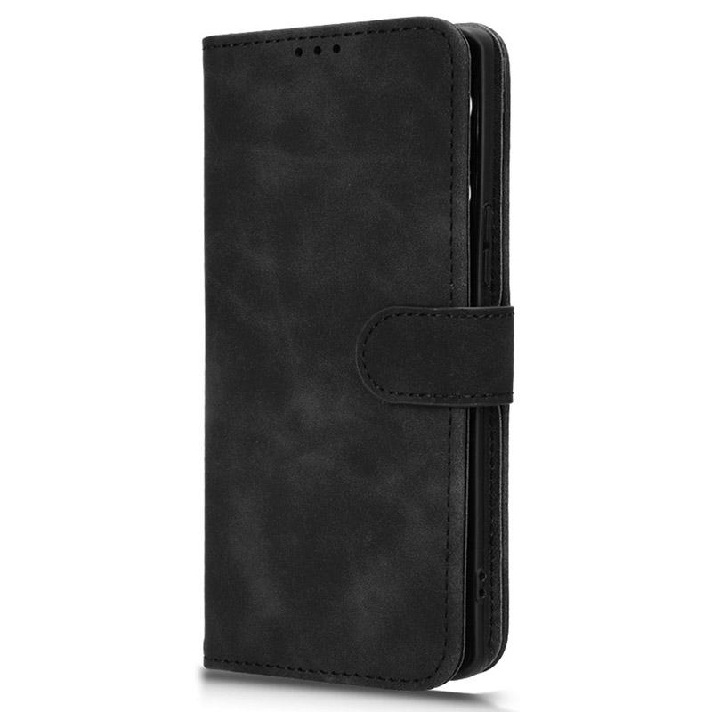 For Infinix Note 40 Pro 5G Case PU Leather Stand Skin-Touch Phone Cover