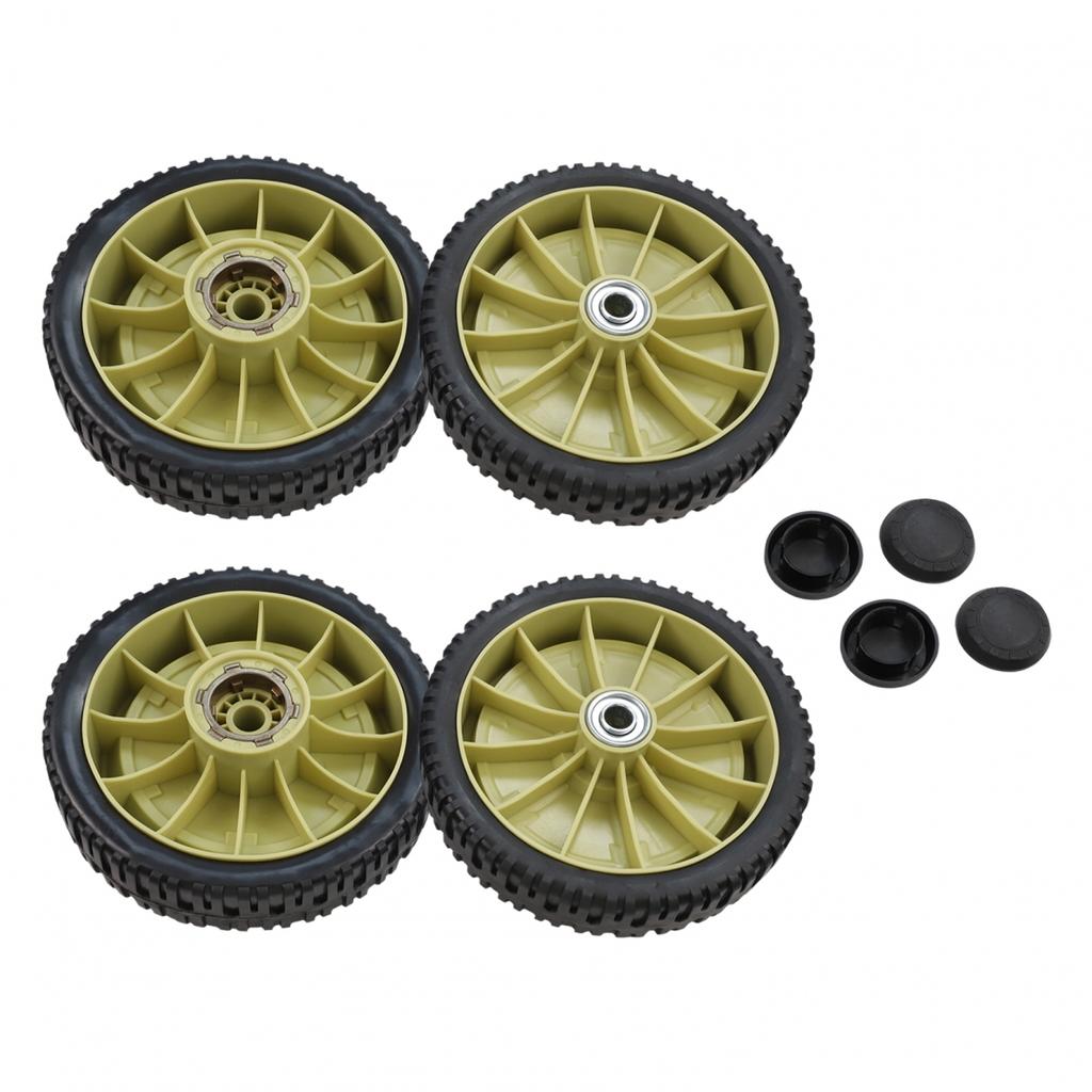 200mm Wheel Diameter Lawn Mower Wheel Kit 4-Pack Lawn Mower Wheels