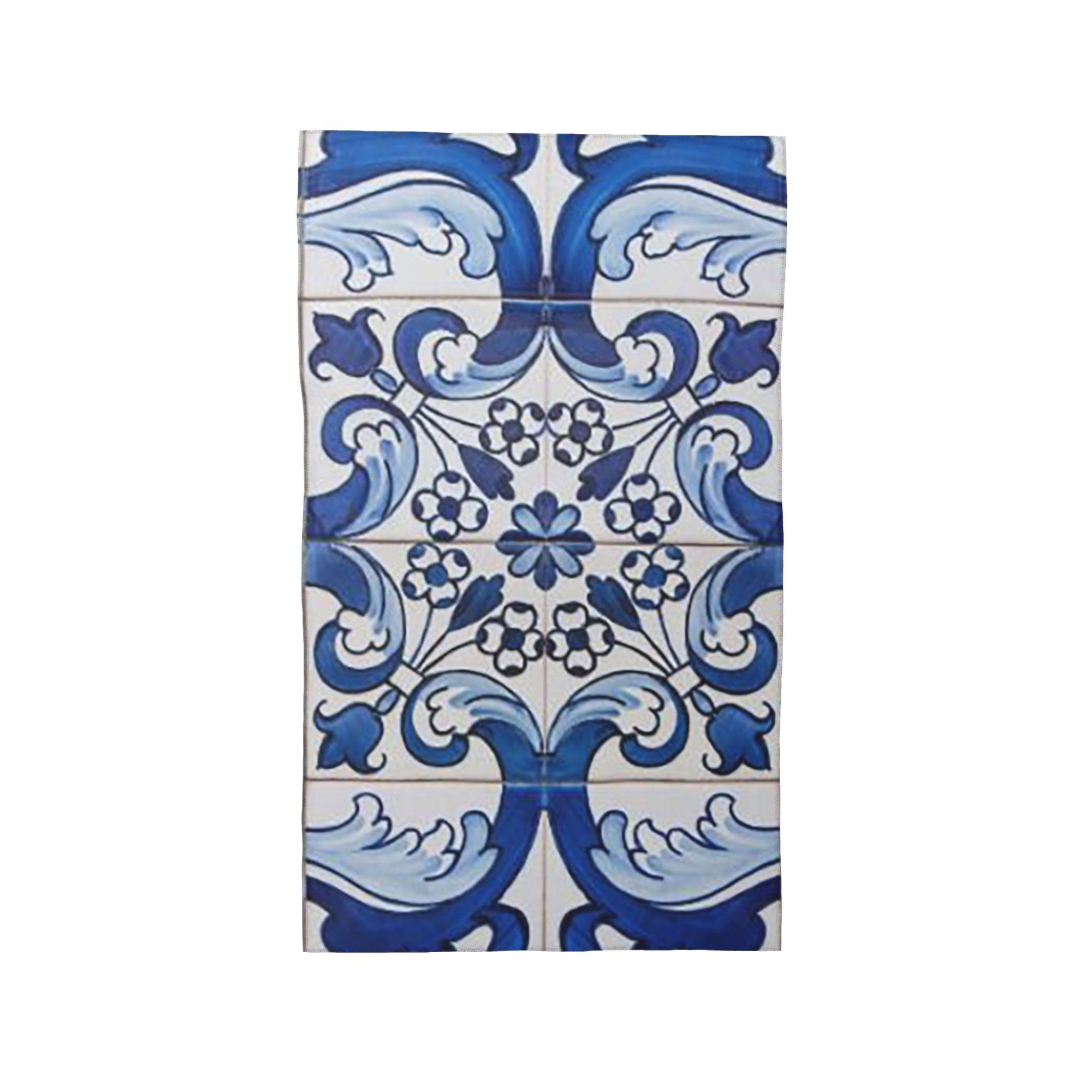

Azulejo Lisbon Azulejos Lisboa Soft Face Towel Quick Dry Pool Bath Cotton Towels Absorbent Quick W30*H60(CM)
