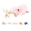 5 Pcs Groom Boutonniere Elegant Men Wedding Flower Lifelike Permanent Reusable Artificial Brooch Flo