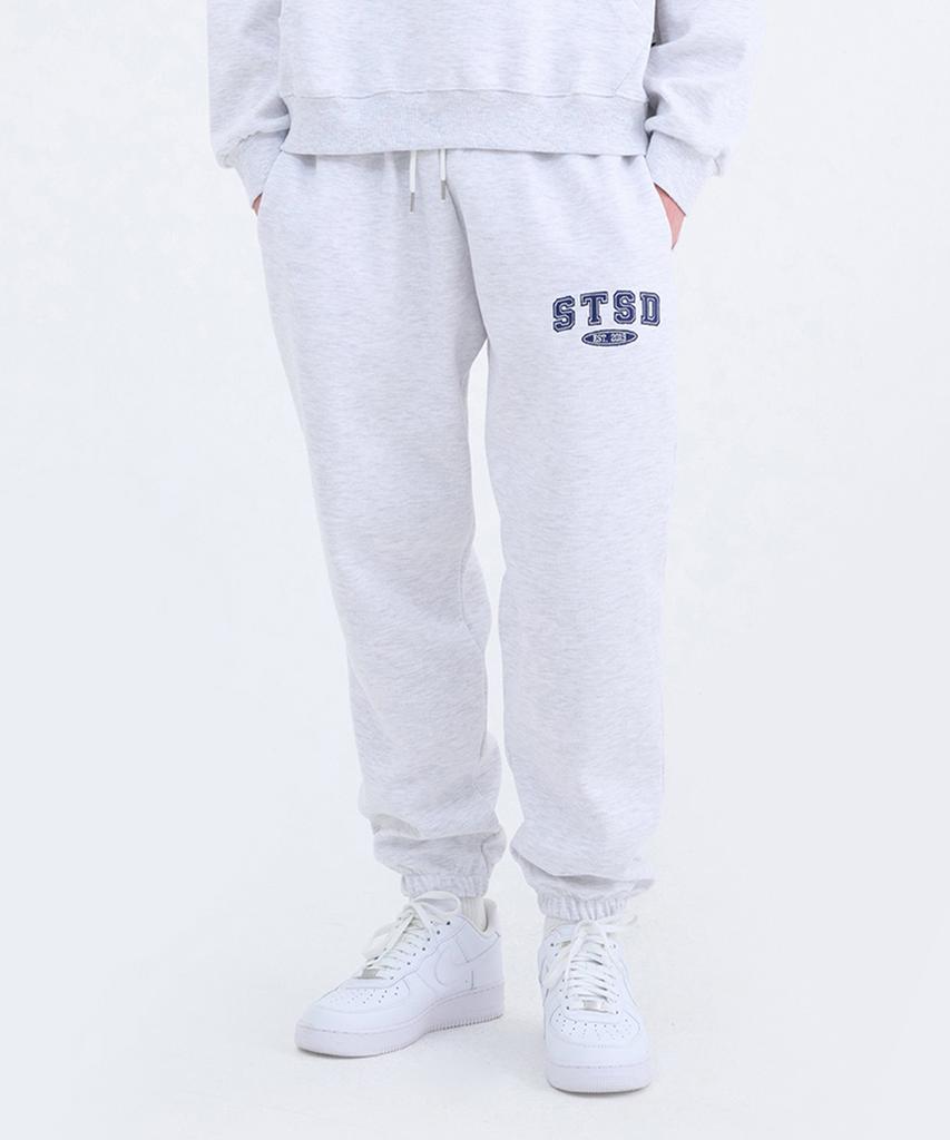Eseulisseutyudio Stsd Arch Logo Sweat Jogger Pants Melange Gray