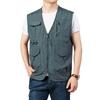 Vest Men's Outdoor Leisure Young and Middle Aged Photography Fishing Canshouldered Vest Jacket Sports Coat Men