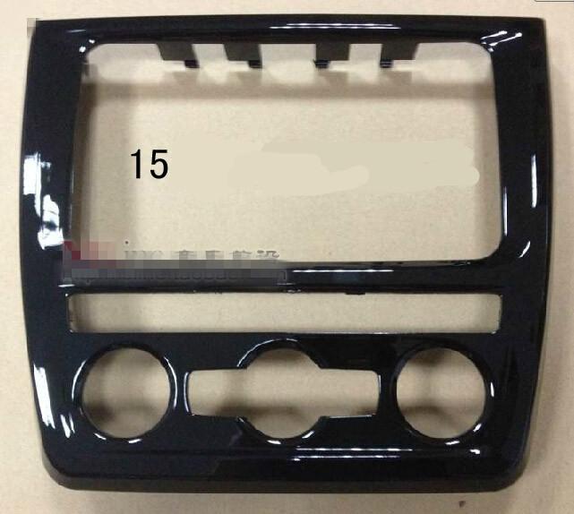 

Автомобильная радиоприборная панель для SKODA Yeti 2009+, автомобильная стереосистема, панель приборов, комплект для установки CD-плеера, держатель центрального управления