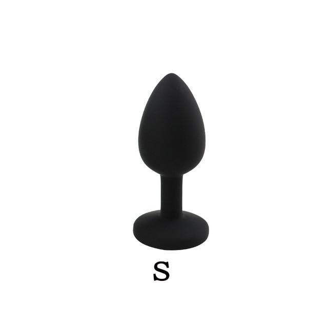 3Pcs/Set Safe Butt Plug With Crystal Detachable Jewelry Anal Plug Vagina Clitoris Vibrator Sex Toy