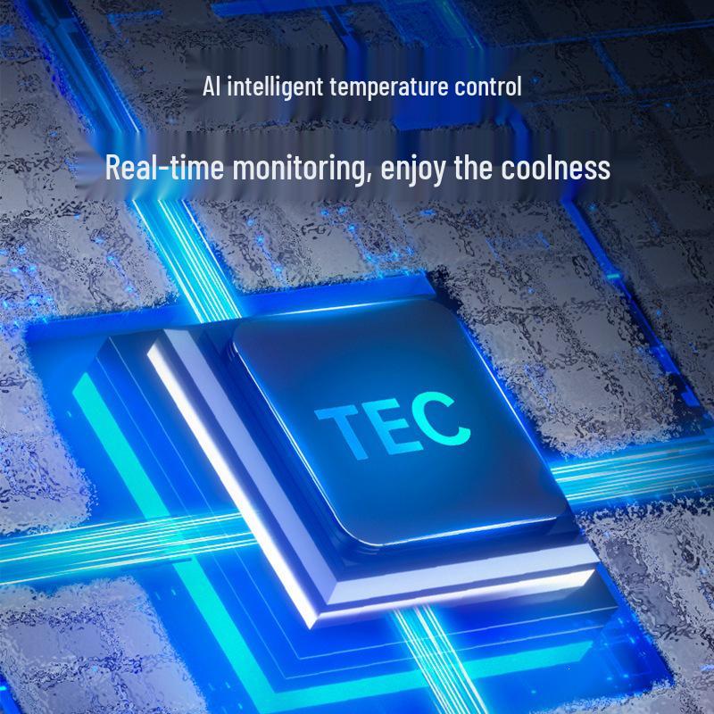 P70 Wireless Mobile Phone Cooler with Digital Display and Semiconductor Refrigeration for Gaming.