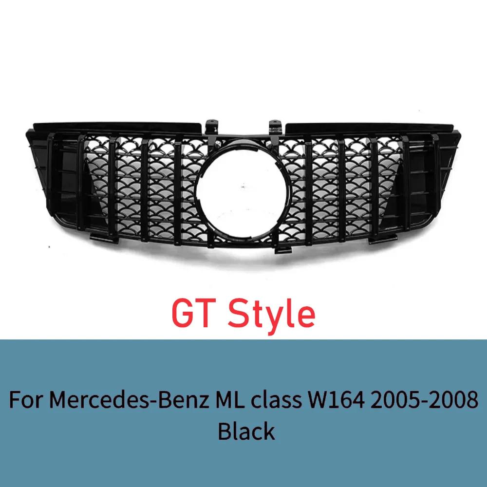 For Mercedes Benz ML W164 ML350 ML320 ML500 Front Grille Mesh Grill 2006-2011 Car Accessories Replacement Auto Parts
