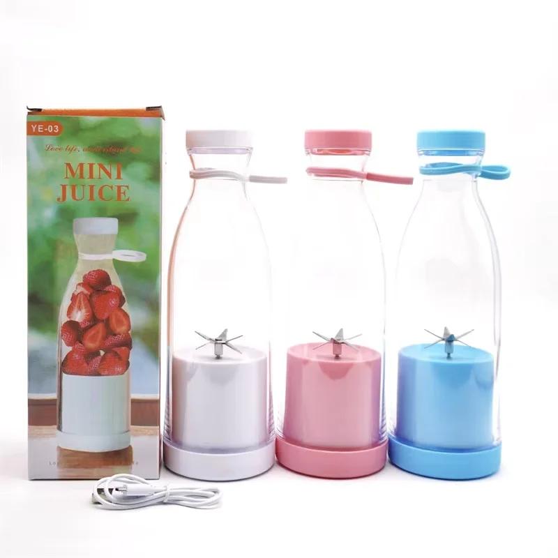 Xiaomi 420ml Electric Juicer Mini Wine Bottle Blender Fruit Mixers 6 Blades Charging Juicer Cup Small Household Portable Juicer Blender