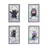 Xiaomi Luck Witch Cat Black Cat Tarot Card Enamel Pin The Devil Bat Cat Ace Of Paws Death Brooch Bag Lapel Hat Badge Punk Jewelry Gifts