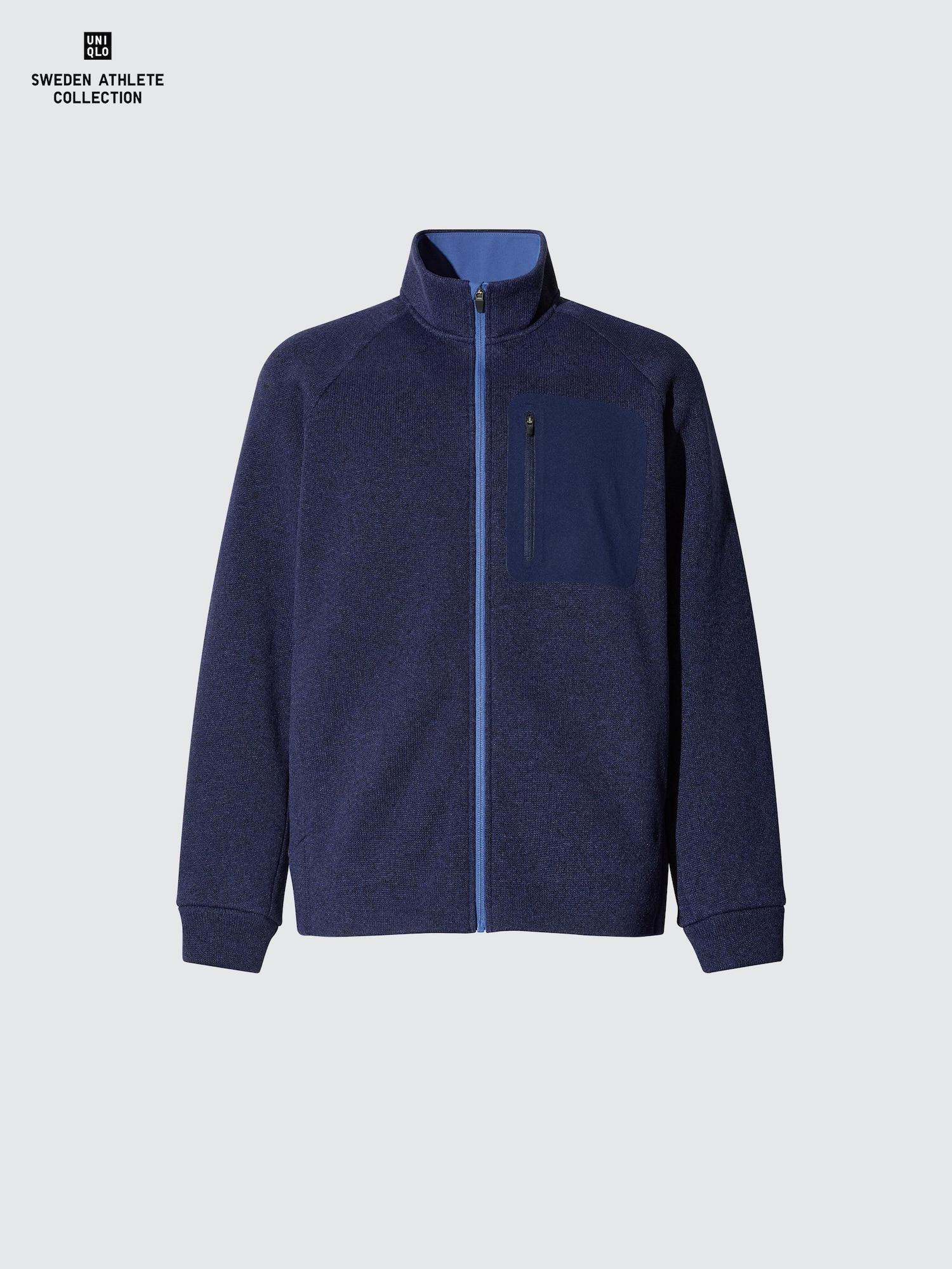 

Куртка из вязаного флиса на молнии Uniqlo 69 NAVY/MEN 4XL