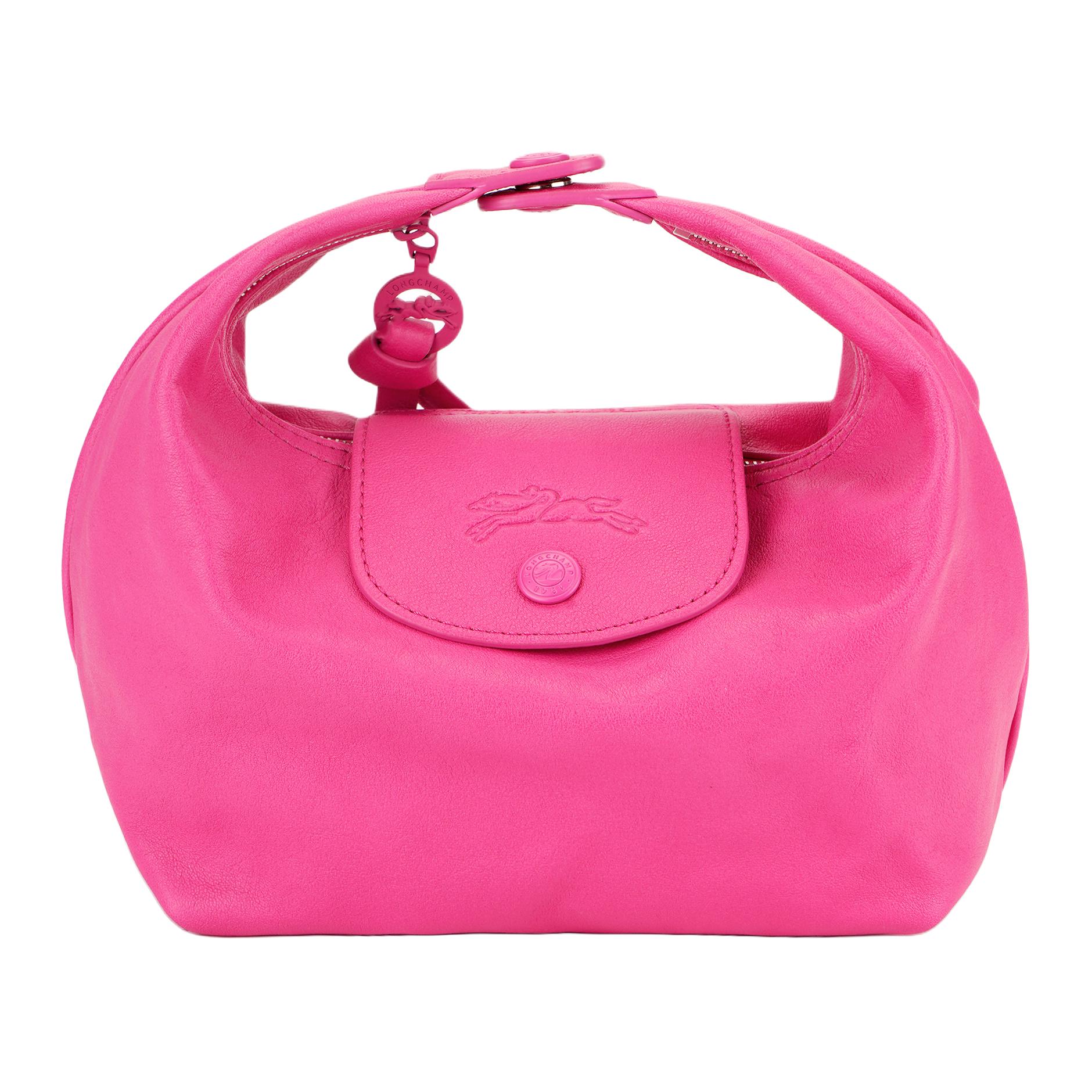 

Longchamp Le Pliage Xtra Front Embossed Logo Lambskin Lunch Box Tofu Tote Bag Women tote bags Pink 10291HFR618 Basic Set (Bag+Dust Bag)