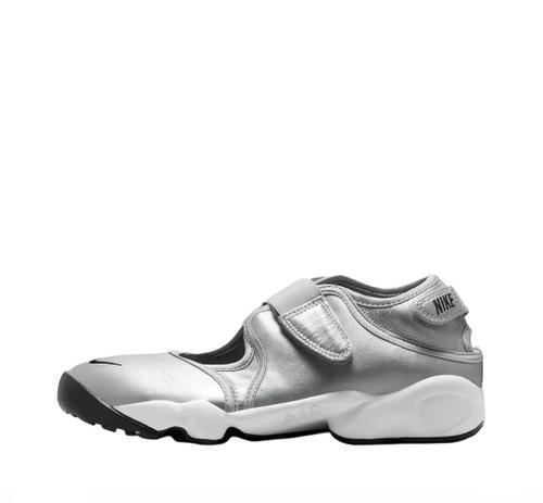 Nike Air Rift Leather Casual shoes Women's HM5737-003 Silver Szie