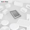 Ventilation Grille - KOTARBAU - 170 X 250 Mm - Plastic - Moisture Resistant - Mosquito Net