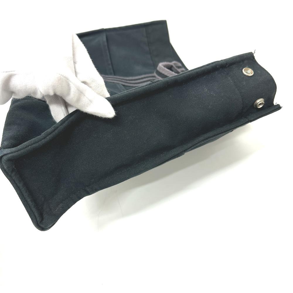 Hermes Fourre Tout Tote MM Bag Tote Bag Canvas Black