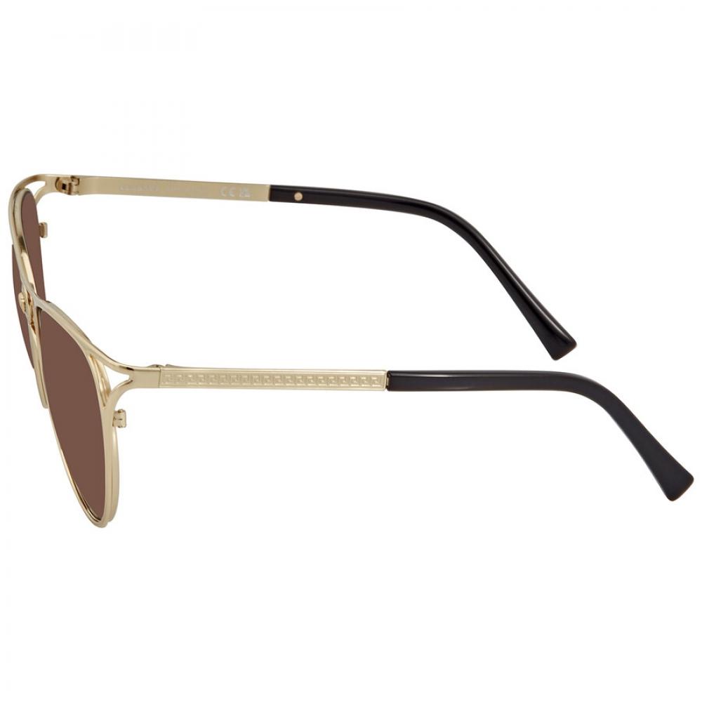 Versace Dark Brown Butterfly Ladies Sunglasses Ve2237 125273 57