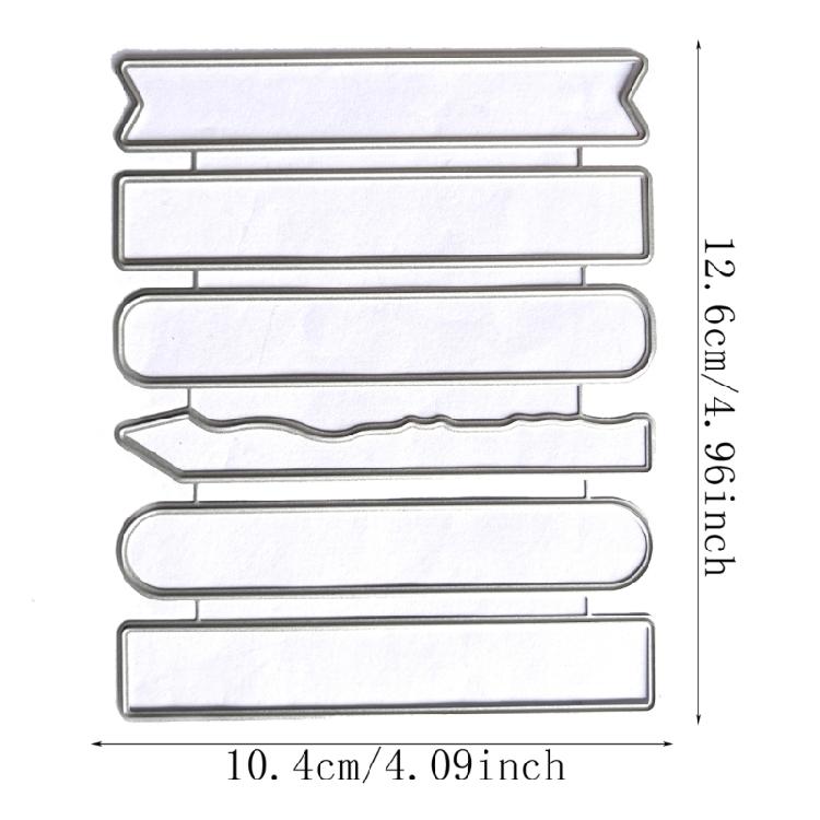Rectangle Metal Cutting Dies Card Embossing DIY Photo Album Template Mold Decor