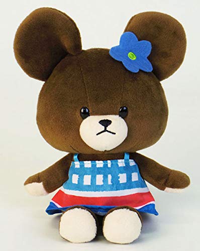 

Nakajimacorp The Bears School Soft Bean Doll, Vitamin Blue, Sitting Height 16.5cm, Plush Toy, 133403-19