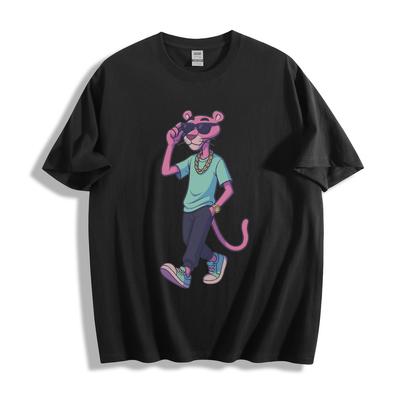 Unisex Pink Panther Hip-Hop Grafisch T-shirt