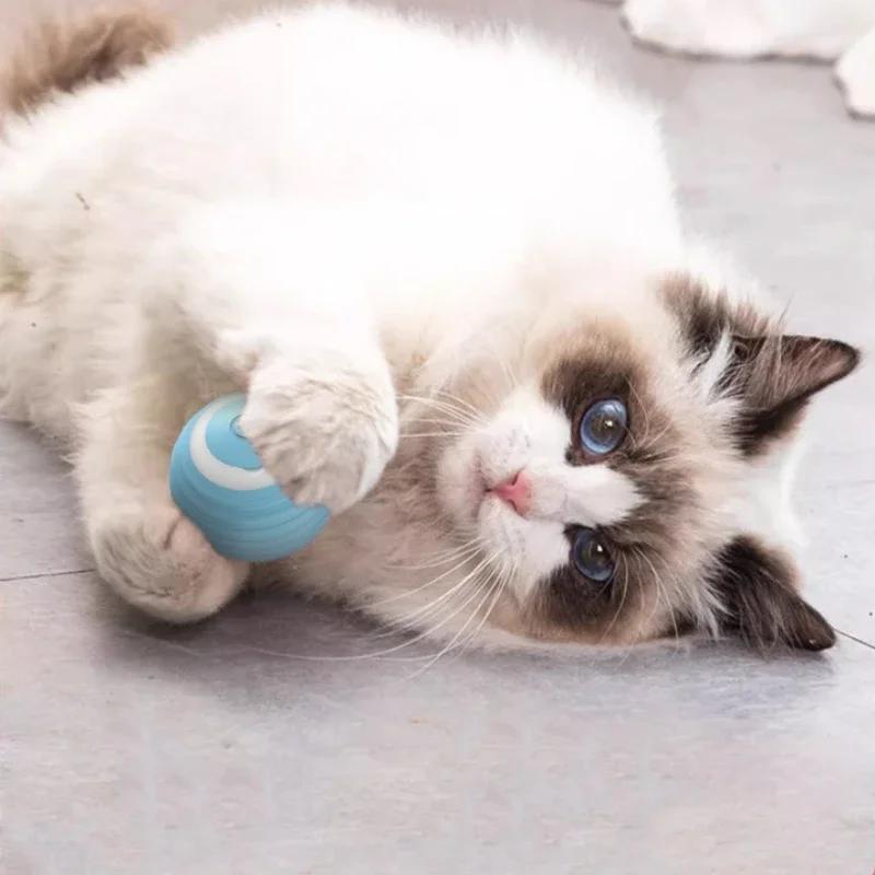 Electric Cats Ball Toy Kitten Toys Automatic Mobile Indoor Plays Toys for Cats Pet Products Cats Training Supplies Accessories