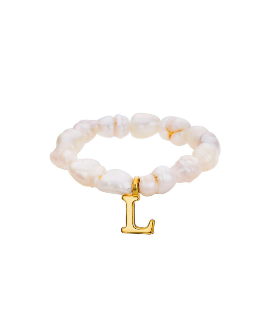 Lilykori Silver Lily Pearl Ring