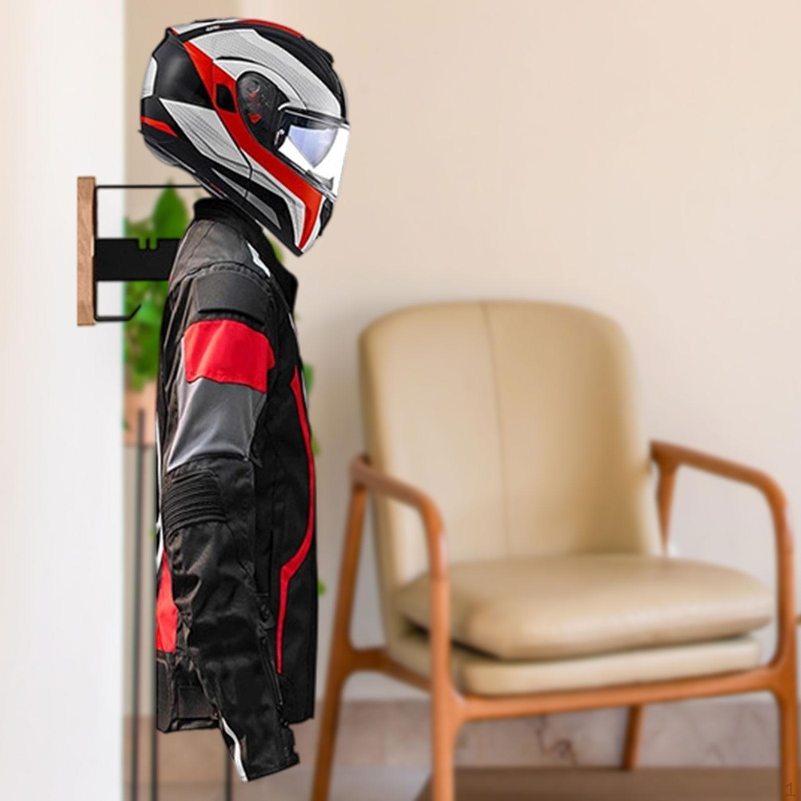 

Настенный держатель для шлема, органайзер для дисплея, деревянная сверхпрочная вешалка-стойка для лыжного снаряжения Wood Color