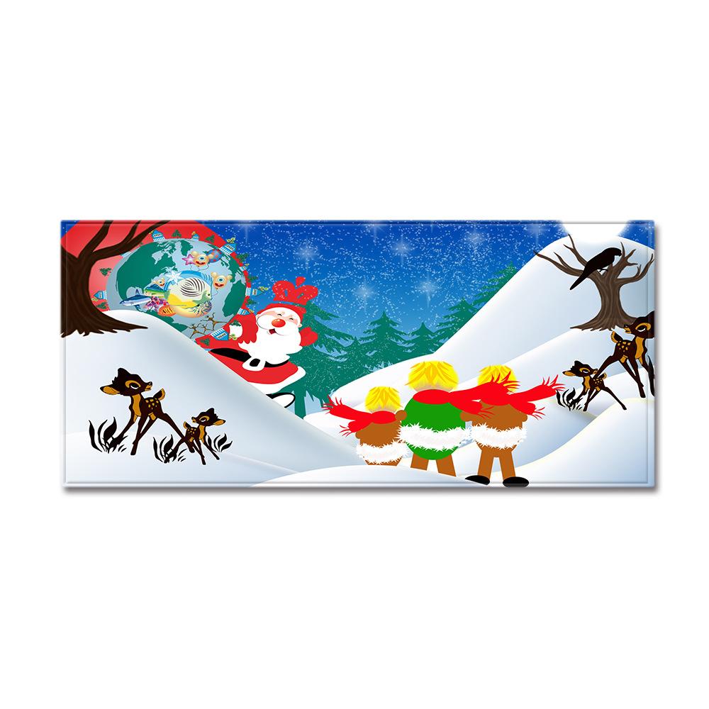 Christmas Kitchen Sand Carpet Doormat Long Floor Mat
