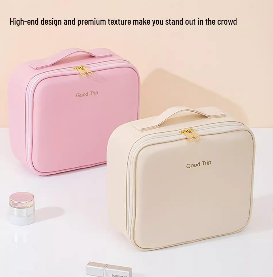 Portable LED Makeup Case with Large Mirror and Handle