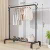 Bold Vertical Clothes Rack: Floor-Standing Drying Rod for Home or Balcony
